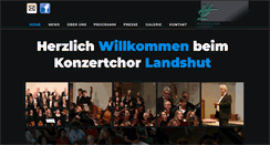 Desktop Screenshot of konzertchor-landshut.de